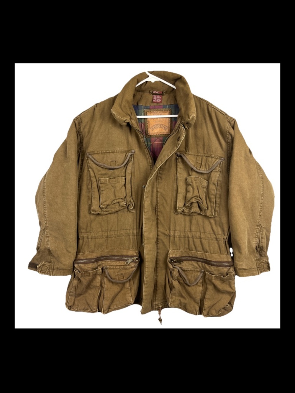 Vtg Urban Equipment Country Barn Chore Jacket Men’s Small Blanket Lined Utility